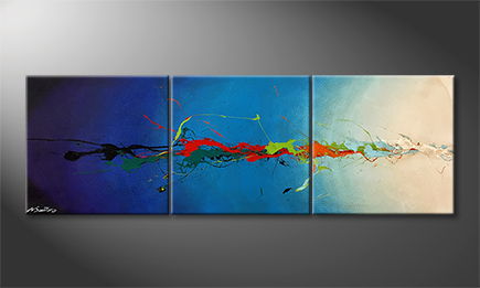 Quadro da soggiorno Splatter 200x60cm